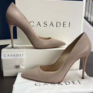 Casadei Julia Leather Pumps